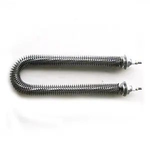 Electric Finned Tubular Heater Stainless Steel Finned Electric Heating Elements High Power U Type Finned Tubular Heater
