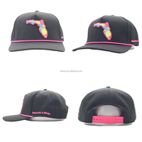 Gorra de Golf Personalizada con Parche de PVC, Gorra Unisex de Secado Rápido con Orificios Cortados con Láser, OEM ODM