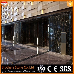 Mesa <span class=keywords><strong>de</strong></span> Mármol Negro y Dorado <span class=keywords><strong>de</strong></span> Alta Calidad, Modelo Porto Gold Stone Slab <span class=keywords><strong>de</strong></span> Brothers Stone - Product Image 5