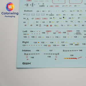 สติ๊กเกอร์ติดเครื่องบินรบ <span class=keywords><strong>Su</strong></span>-<span class=keywords><strong>30SM</strong></span> ขนาด <span class=keywords><strong>1</strong></span>/<span class=keywords><strong>48</strong></span> แบบลื่นน้ำ 5 สี 166 ชิ้น สติ๊กเกอร์ติดเครื่องบินทหารสำหรับโมเดลจำลอง - Product Image 3