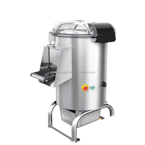 Machine automatique électrique en acier inoxydable pour le nettoyage et l'épluchage des pommes de terre, des taros, des carottes, des yams et des légumes racineux - Product Image 1