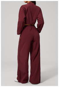 Completo Sportivo Casual <span class=keywords><strong>da</strong></span> Donna, Abbigliamento per Yoga e <span class=keywords><strong>Fitness</strong></span>, Giacca e <span class=keywords><strong>Pantaloni</strong></span> per Attività all'Aperto, Set <span class=keywords><strong>da</strong></span> 2 Pezzi - Product Image 4