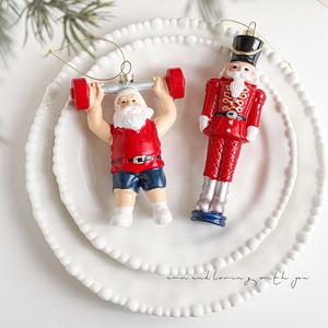 Ornements de Noël suspendus en forme de bonhomme de neige, de casse-noisette, de maison de bonbons et de beignets LINGKAI pour la décoration de l'arbre de Noël - Product Image 6