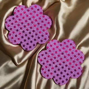 Sparkly 8cm Silicone Pasties Sexy Disposable Breast Nipple Cover Wholesale <strong>Boob</strong> <strong>Sticker</strong> for Women's Underwear Accessories - Product Image 3