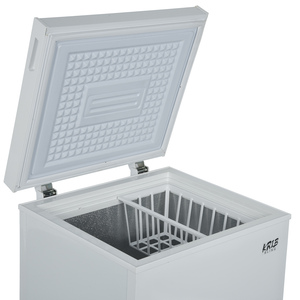 Les congélateurs commerciaux horizontaux blancs/gris/noirs de coffre de <span class=keywords><strong>congélateur</strong></span> 138L choisissent la porte supérieure de chargement - Product Image 3