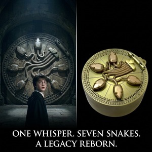 Nouvelle boîte à bijoux magique mystérieuse à cinq serpents, avec interrupteur rotatif, couleurs or/argent au choix, idéale pour anniversaire/mariage - Product Image 3