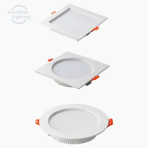 Led Downlight Embedded Hole Light Engineering Shopping Mall Anti-glare Anti-fog Panel Light