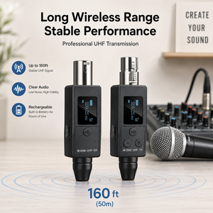 Dinamik ve Kondenser Mikrofonlar için XLR Verici ve Alıcı, Ses Arabirimi, Ses Kartı, Ses Mikserleri, PA Sistemleri, Hoparlörler Tak ve Çalıştır - Product Image 4