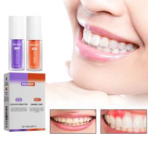 Haute qualité V34 <span class=keywords><strong>violet</strong></span> Orange <span class=keywords><strong>dentifrice</strong></span> réparation dents réparation bouche nettoyage éblouissant blanc élimination des taches <span class=keywords><strong>dentifrice</strong></span> - Product Image 5