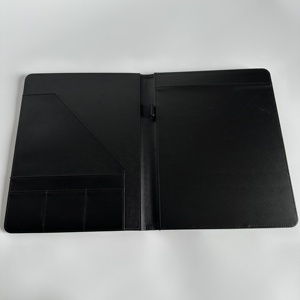 Túi Đựng Tài Liệu Kinh Doanh Thêu Da Thật Chất Lượng Hàng Đầu PU Tùy Chỉnh Bìa Đựng Tài Liệu A4 Bìa Đựng Tài Liệu Kèm Ngăn Đựng Thẻ - Product Image 4