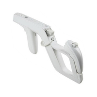Contrôleur de pistolet léger Zapper de jeu de chasse noir pour Nintendo Wii Motion Plus Nunchuck à distance