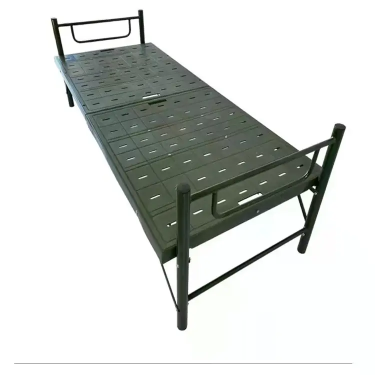 Metall Single Frame Klapp schlaf Camping Etagen bett Kinder betten für Camping