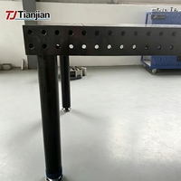 Mesa de Soldadura Modular 3D de Precisión D16 para Fabricación de Chasis de Equipos Electrónicos, Plataforma de Acero Precisa con Plantillas