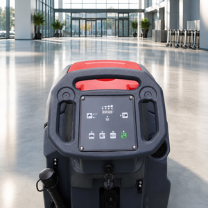 Industrial <b>Walk</b> Behind Floor Scrubber Dryer 100Ah Battery Powered Cleaning <b>Machine</b> for Factory Warehouse - Product Image 3