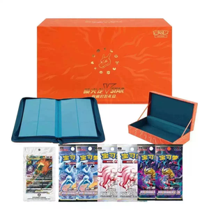 YQ Authentique <span class=keywords><strong>Jeu</strong></span> <span class=keywords><strong>de</strong></span> <span class=keywords><strong>Cartes</strong></span> à Collectionner Pokémon pour Boîte Surprise, Présentoir en Papier pour Paquets <span class=keywords><strong>de</strong></span> <span class=keywords><strong>Cartes</strong></span>, Porte-<span class=keywords><strong>Cartes</strong></span> Familial, Chinois Simplifié - Product Image 1