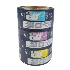 Custom stampato pellicola liscia opaca per trattare con gatto Snack Stick in alluminio bustina di imballaggio superficie lucida laminazione pellicola per alimenti - Product Image 3