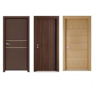 Venta Directa de Fábrica, Puertas Interiores de Madera Contrachapada para Casa Moderna, Diseños de Puertas de Tablones Impermeables - Product Image 6