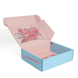 Caja <span class=keywords><strong>de</strong></span> regalo <span class=keywords><strong>de</strong></span> cartón corrugado personalizada para logística para envío <span class=keywords><strong>de</strong></span> correo diseño <span class=keywords><strong>de</strong></span> juego con laminación mate - Product Image 6