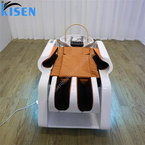 Kisen Nouveau Design Salon Shampooing Tête de Lit Spa Table Mode Lumière <span class=keywords><strong>Cheveux</strong></span> Lavabo Évier pour Big Fat People - Product Image 3