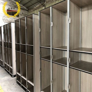 Gimnasio Moderno para Oficina y Centro Deportivo con Estación de Carga, Tablero Fenólico, para Club, Villa, Centro Comercial, 2 Casilleros Compactos 2 2 - Product Image 1