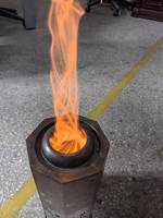 Poêle à bois vertical portable à gazéification, poêle de camping sans fumée à combustion secondaire avec flamme cyclonique Tornado