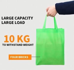 กระเป๋าช้อปปิ้งผ้า Non Woven แบบกำหนดเองพร้อมโลโก้ กระเป๋าช้อปปิ้งแบบใช้ซ้ำได้ กระเป๋าโปรโมชั่น PP พร้อมโลโก้ ขายส่ง กระเป๋าช้อปปิ้งผ้า Non Woven รักษ์โลก - Product Image 2