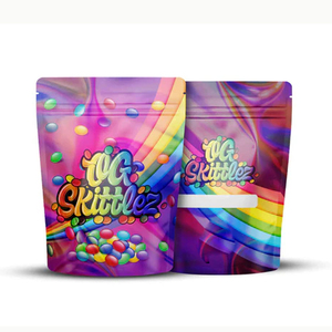 ถุงขนมขบเคี้ยวแบบฝ้าพิมพ์ลายกำหนดเองถุงแบบตั้งสำหรับขนมขบเคี้ยวขนาดเล็กสำหรับเคี้ยวหมากฝรั่งนมเยลลี่อาหารกระป๋อง - Product Image 4