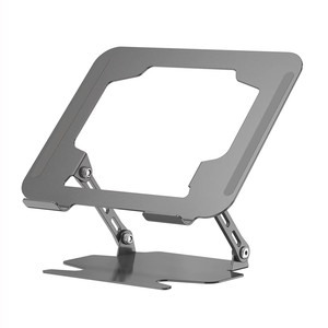 ขาตั้งแล็ปท็อป/แท็บเล็ตแบบพับได้ วัสดุโลหะ แข็งแรง ปรับได้สองระดับ ขนาด 17 นิ้ว รับน้ำหนักได้ 10 กก. สำหรับ <span class=keywords><strong>iPad</strong></span> รุ่นใหม่ ราคาประหยัด - Product Image 1