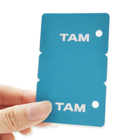 Carte de contrôle d'accès personnalisée 13,56 MHz, étiquette RFID pour bagages, étiquette code-barres, badge PVC, carte de fidélité professionnelle, URL QR, étiquette NFC en plastique
