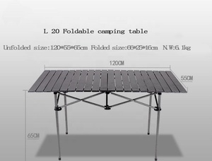 Haute qualité portable facile pliant en aluminium <span class=keywords><strong>de</strong></span> différentes tailles pliable pique-nique en plein air <span class=keywords><strong>table</strong></span> <span class=keywords><strong>de</strong></span> <span class=keywords><strong>camping</strong></span> - Product Image 6