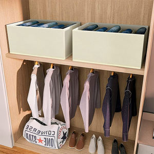 Gran oferta, armario <span class=keywords><strong>de</strong></span> <span class=keywords><strong>tela</strong></span> plegable <span class=keywords><strong>de</strong></span> 5 rejillas, organizador <span class=keywords><strong>de</strong></span> armario, almacenamiento barato insípido para ropa vaquera, cajones <span class=keywords><strong>de</strong></span> Metal <span class=keywords><strong>de</strong></span> plástico hechos - Product Image 4