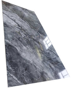 Panneau mural <span class=keywords><strong>en</strong></span> PVC marbré moderne de 2 mm, imperméable et ignifuge, alternative aux feuilles de marbre UV pour la <span class=keywords><strong>d</strong></span>écoration intérieure - Product Image 6