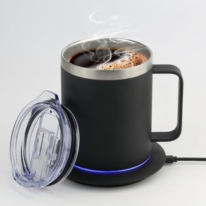 Mug auto-chauffant portable en gros, <span class=keywords><strong>batterie</strong></span> 5000 mAh, 18 oz, chauffe-café <span class=keywords><strong>rechargeable</strong></span>, mug de voyage auto-chauffant pour le bureau - Product Image 1