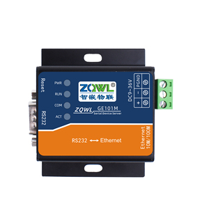 Rs232 để chuyển đổi Ethernet ZQWL-GE101M 1-Port nối tiếp thiết bị đầu cuối máy chủ để TCP/<span class=keywords><strong>IP</strong></span> iốt thiết bị modbus rtu TCP Gateway - Product Image 3