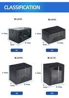 Armoire Réseau 12U en Métal de Conception Industrielle pour Serveurs