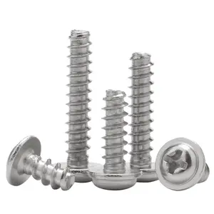 Manufacture Wholesale Stainless Steel Phillips Wafer Head Thread-forming Self Tapping Screws For Plastic