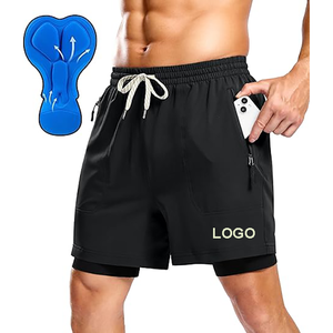 <span class=keywords><strong>Pantaloncini</strong></span> da Ciclismo Personalizzabili per Uomo, Abbigliamento <span class=keywords><strong>Bici</strong></span>, <span class=keywords><strong>Pantaloncini</strong></span> a Vita Alta con Imbottitura, Abbigliamento Sportivo all'Ingrosso OEM - Product Image 1