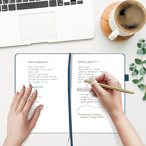<span class=keywords><strong>Cuaderno</strong></span> de Regalo de Lujo con <span class=keywords><strong>Tapa</strong></span> <span class=keywords><strong>Dura</strong></span> de Cuero Vegano <span class=keywords><strong>Verde</strong></span> Bosque, 5.8x7 Pulgadas, Páginas de Papel Marfil de 100gsm, Rayado, Cuadriculado y Punteado - Product Image 6