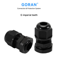 Presse-étoupe en nylon étanche IP68 haute tension, filetage PG 4-9mm, joint d'étanchéité pour câbles industriels, applicable au câblage d'équipements