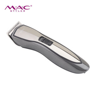 Tondeuse à cheveux professionnelle MAC Styler sans fil, couleur argent, tondeuse <span class=keywords><strong>rechargeable</strong></span> haute puissance avec support - Product Image 6