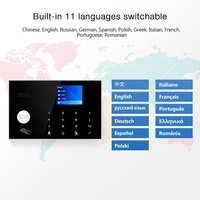 Système d'alarme de sécurité intelligent Tuya pour la maison, kit sans fil WIFI/GSM 433 MHz, 100 capteurs, 3 zones filaires, antivol, multilingue, bandes GSM