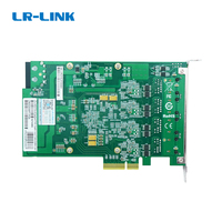 LR-LINK LRES2039PT-POE PCIe x4 Quad 4 * RJ45 Port cuivre GigE PoE + cadre grappin pour Machine Vision adaptateur de carte réseau Ethernet