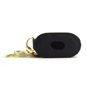 Funda de Cuero PU para <span class=keywords><strong>Airpods</strong></span> <span class=keywords><strong>Pro</strong></span> con Llavero Metálico, Funda Protectora de Auriculares de Lujo a Prueba de Golpes, Carcasa Portátil para Auriculares con Logotipo Personalizado - Product Image 4