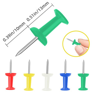 Chân đẩy đa năng với đầu kim loại bền và các điểm thép sắc nét được thiết kế để bảo vệ các vật phẩm trên bảng thông báo Tường Văn phòng - Product Image 2