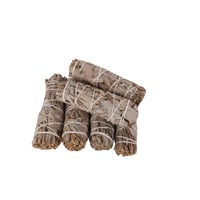 Feuille de sauge blanche de Californie lavande 4 pouces de long paquet floral séché bâtons de sauge bleue nettoyage à la maison paix harmonie utilisation aromatique