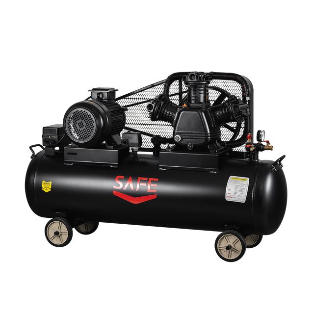 SAFE Portable Industrial air Compressor 5.5kw 11kw 200 300 1000 Liter Capacity with 7.5kw 10hp Piston and 300l Tank