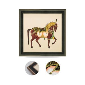 Lienzo Premium con Bordado de Caballo Real, Arte Ecuestre de Palacio, Ecológico e Impermeable, Simboliza la Esperanza y la Nobleza para el Lujo - Product Image 2