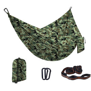 Haute qualité <span class=keywords><strong>pas</strong></span> <span class=keywords><strong>cher</strong></span> personnalisé 100% Nylon Parachute tissu simple et Double arbre suspendu hamac pour la randonnée Camping aventure - Product Image 1