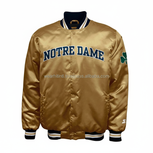 Nuevo diseño de peso ligero negro chaquetas forro acolchado y de costilla estilo de poliéster de Nylon chaqueta de satén de romper el viento - Product Image 1