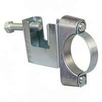 Support de fixation pour tuyau unique en acier inoxydable finition zinc, personnalisable, directement de l'usine, grande quantité, excellent